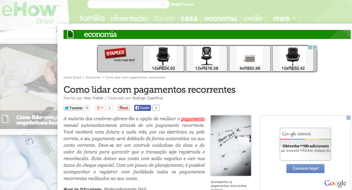 cobranca recorrente lidar